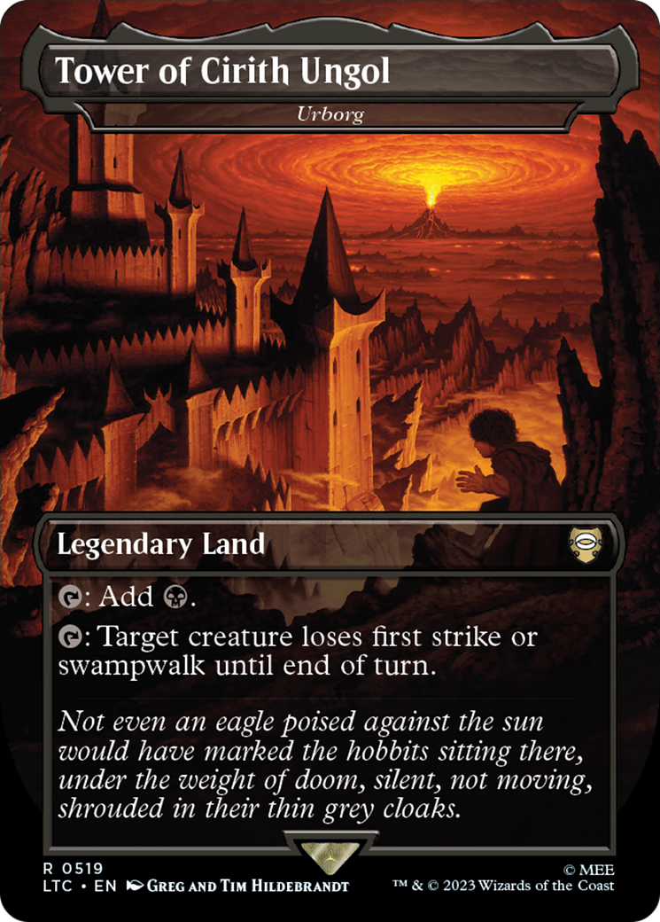 Urborg (LTC-519) - Tales of Middle-earth Commander / Tower of Cirith Ungol (Borderless) Foil