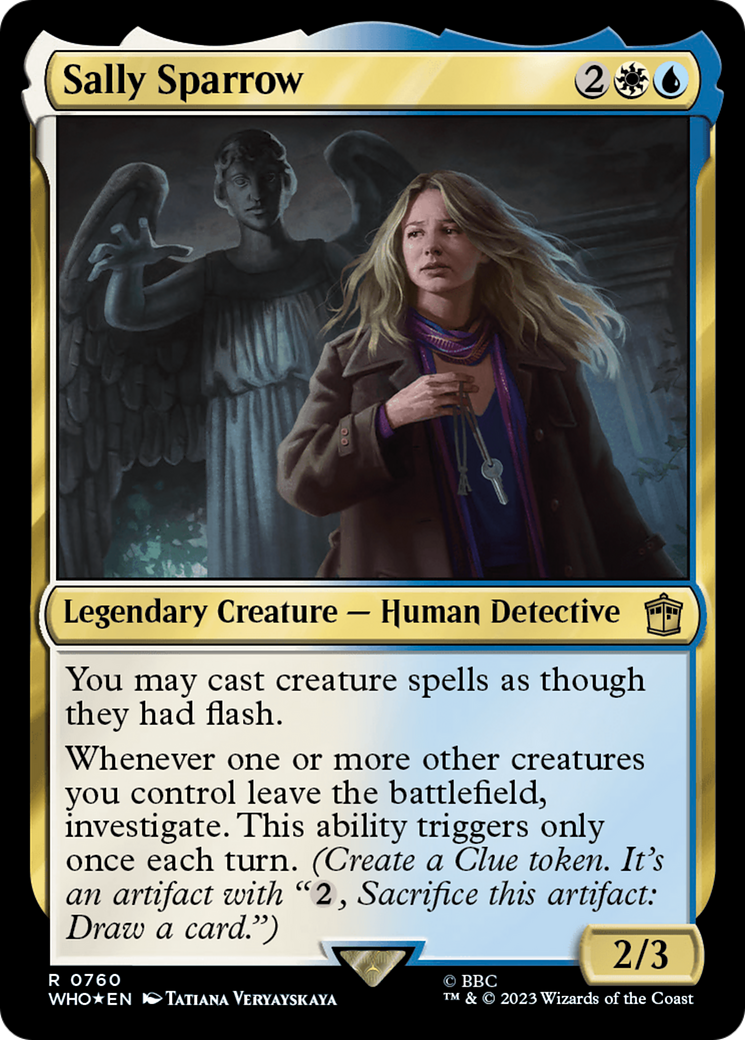 Sally Sparrow (WHO-760) - Doctor Who Foil