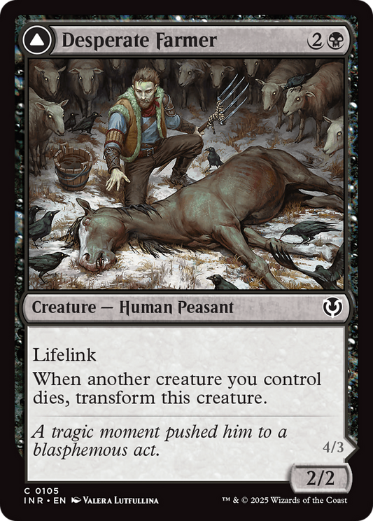 Desperate Farmer // Depraved Harvester (INR-105) - Innistrad Remastered