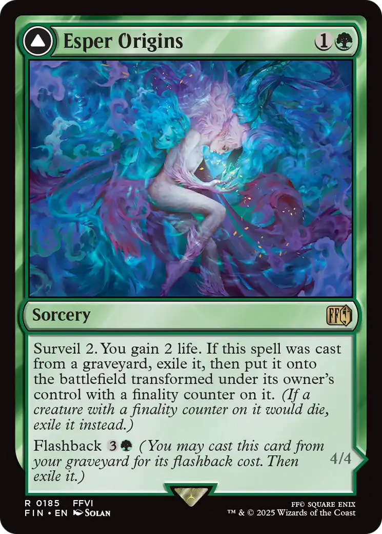 Esper Origins // Summon: Esper Maduin (FIN-185) - FINAL FANTASY: (enchantment)