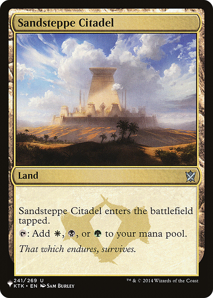 Sandsteppe Citadel (KTK) (LIST-241) - The List