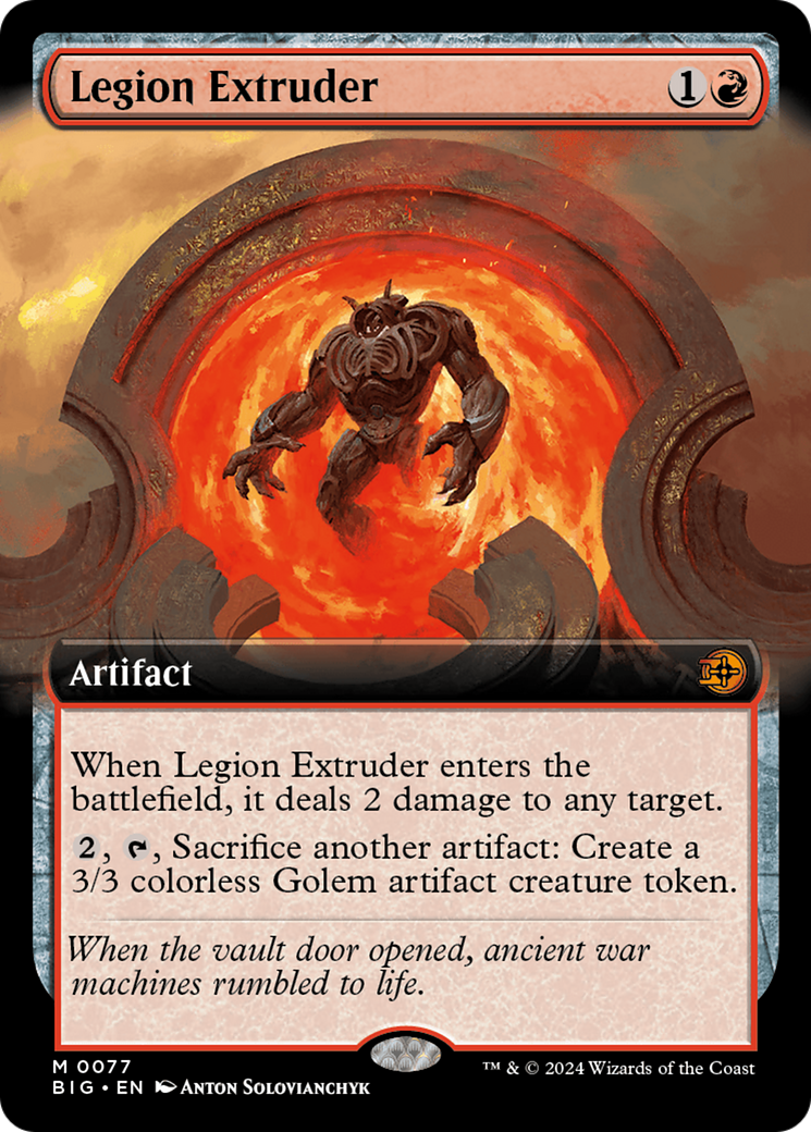Legion Extruder (BIG-077) - The Big Score: (Extended Art) Foil