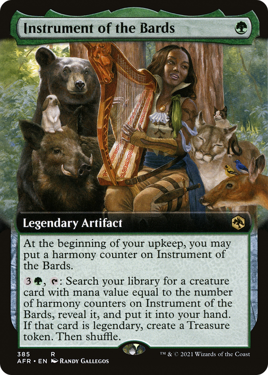 Instrument of the Bards (AFR-385) - Adventures in the Forgotten Realms: (Extended Art) Foil