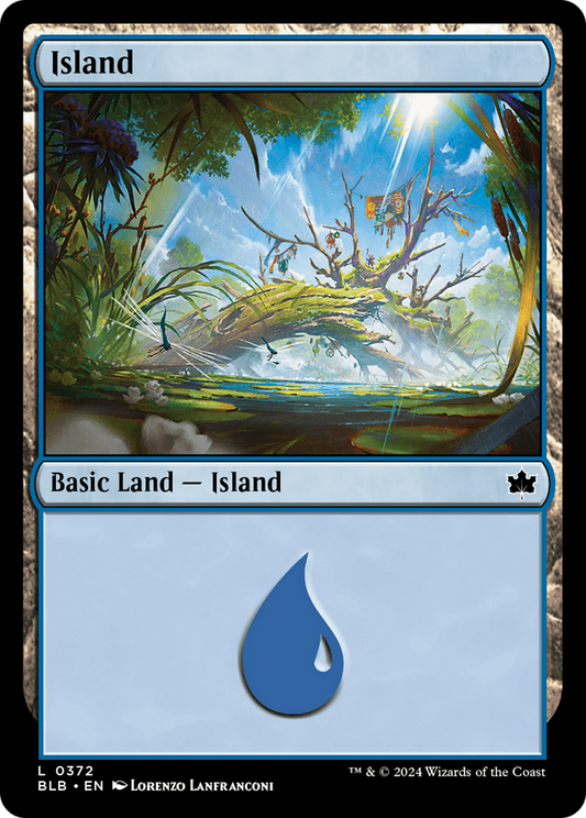 Island (BLB-372) - Bloomburrow Foil