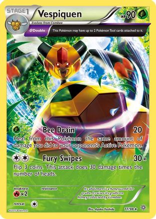 Vespiquen (11) 011  - Reverse Holofoil XY  Ancient Origins - Rare