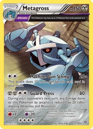 Metagross (50) 050  - Reverse Holofoil XY  Ancient Origins - Rare