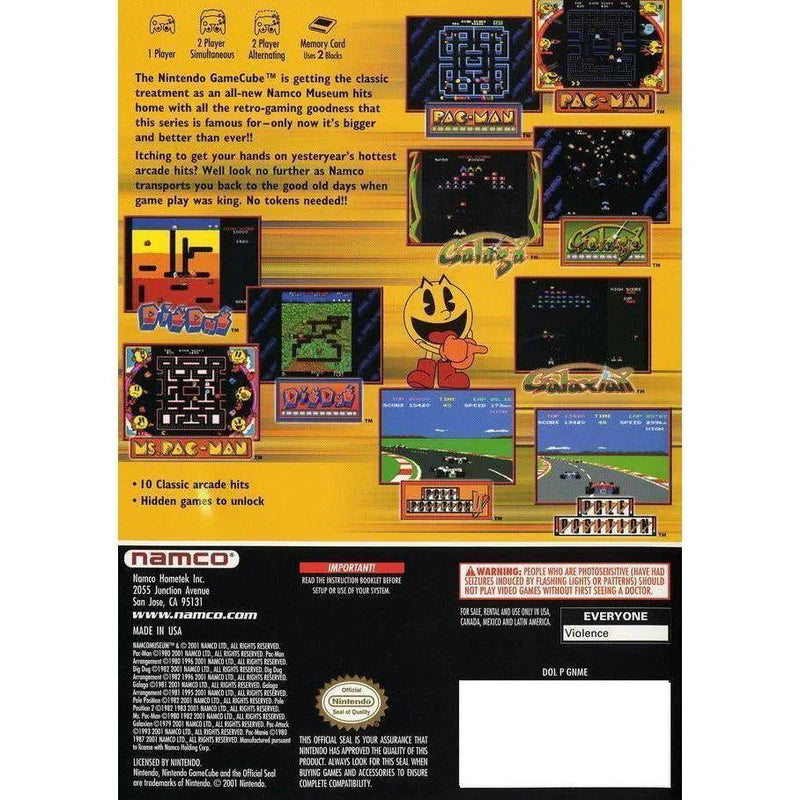 Namco Museum - Nintendo GameCube