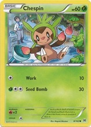 Chespin (8) 008  XY  BREAKthrough - Common