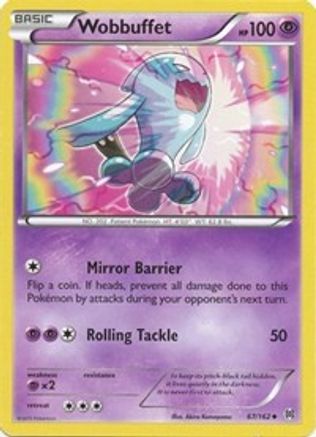 Wobbuffet 067  - Reverse Holofoil XY  BREAKthrough - Uncommon