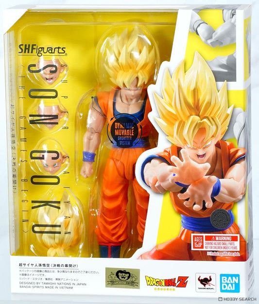 DRAGON BALL Z THE GAMES BEGIN SUPER SAIYAN SON GOKU S.H. FIGUARTS
