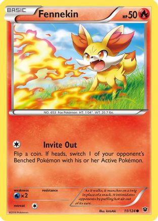 Fennekin (11) 011  XY  Fates Collide - Common