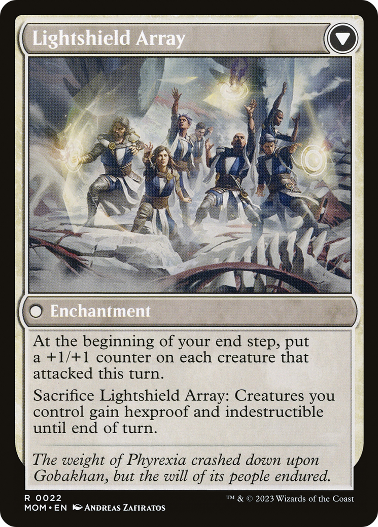 Invasion of Gobakhan // Lightshield Array (MOM-022) - March of the Machine