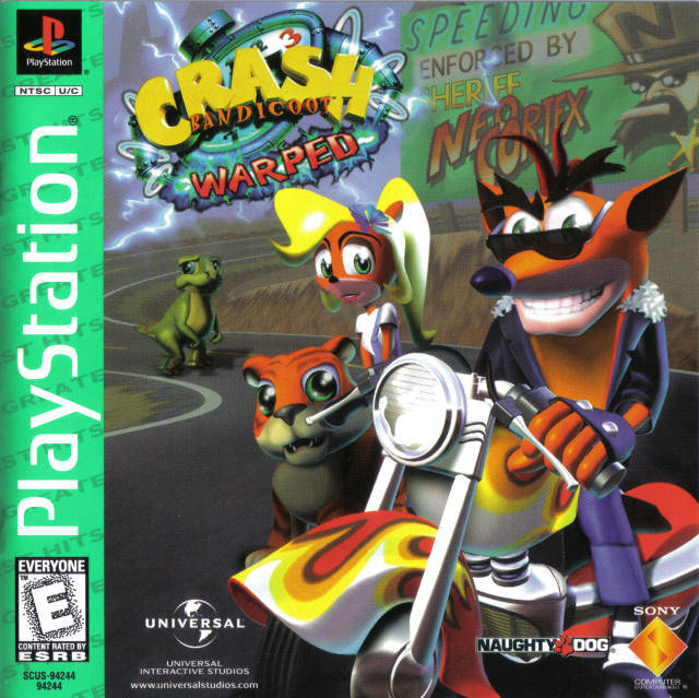 Crash Bandicoot: Warped - PlayStation (PS1)
