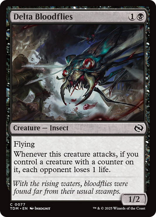Delta Bloodflies (TDM-077) - Tarkir: Dragonstorm