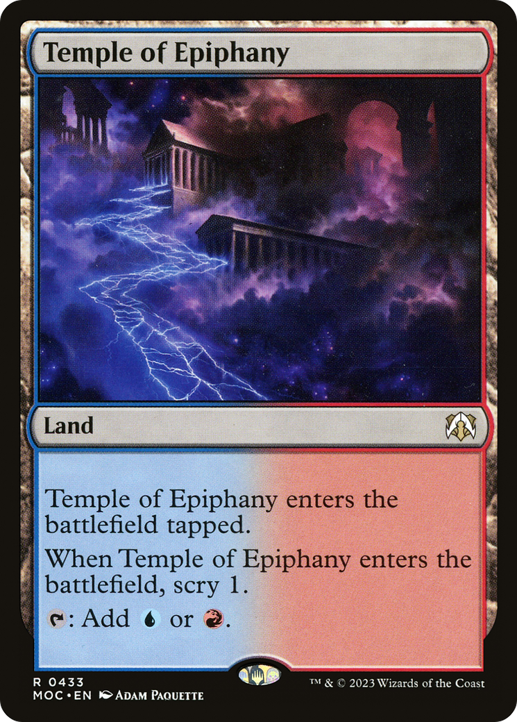 Temple of Epiphany (MOC-433) - March of the Machine Commander