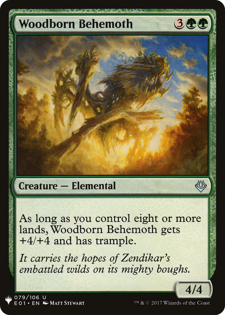 Woodborn Behemoth (LIST-E01-79) - The List