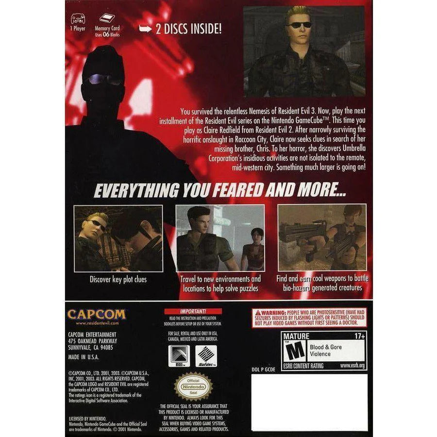 Resident Evil - Code: Veronica X - Nintendo GameCube