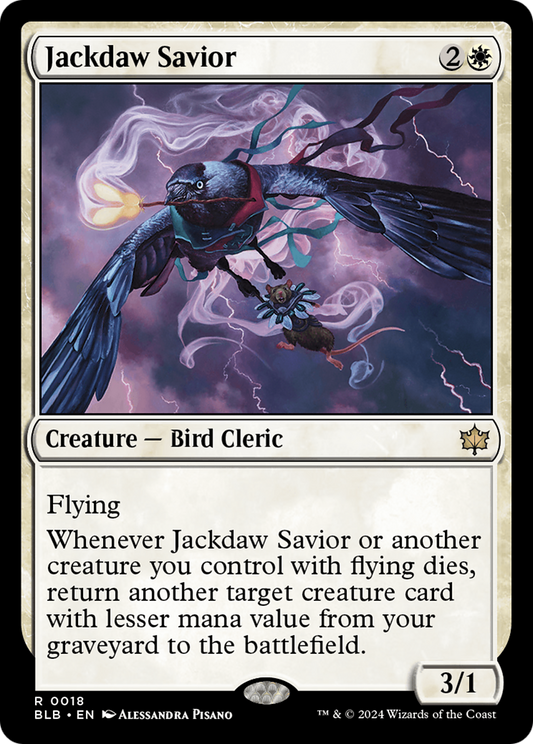Jackdaw Savior (BLB-018) - Bloomburrow