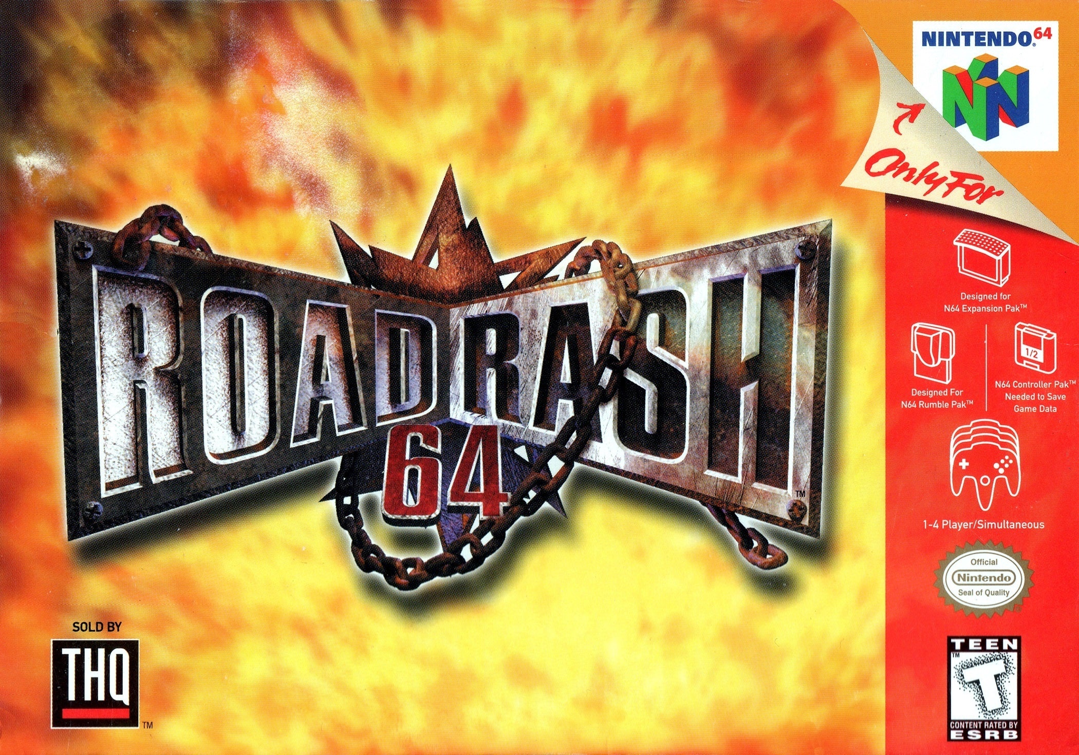 Road Rash 64 - Nintendo 64 (N64)