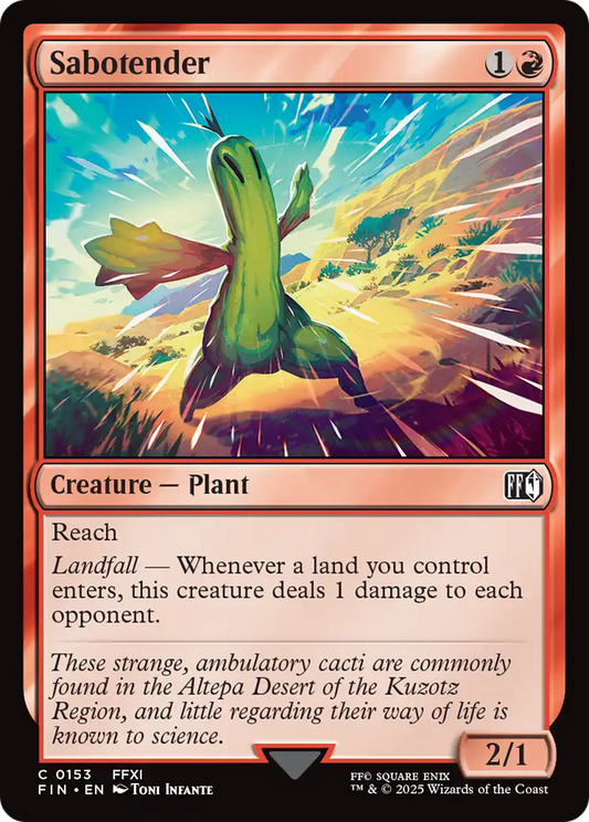 Sabotender (FIN-153) - FINAL FANTASY