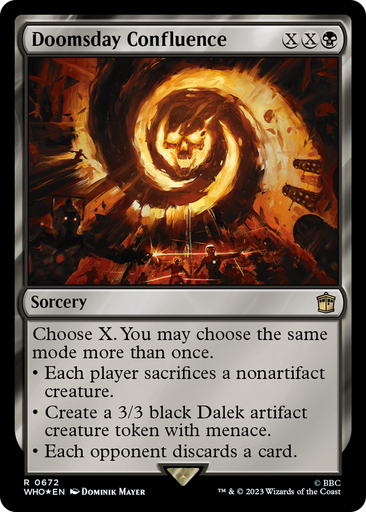 Doomsday Confluence (WHO-672) - Doctor Who Foil