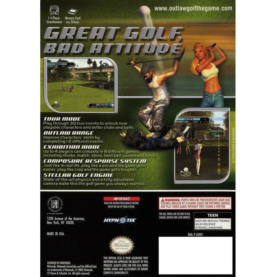 Outlaw Golf - Nintendo GameCube