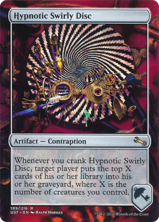 Hypnotic Swirly Disc (UST-189) - Unstable (Borderless)