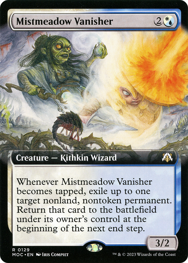 Mistmeadow Vanisher (MOC-129) - March of the Machine Commander: (Extended Art) Foil