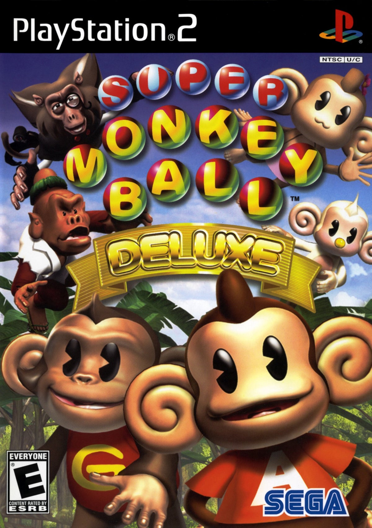 Super Monkey Ball Deluxe - PlayStation 2 (PS2)
