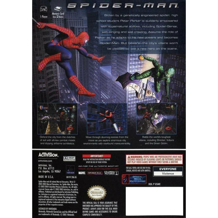 Spider-Man - Nintendo GameCube