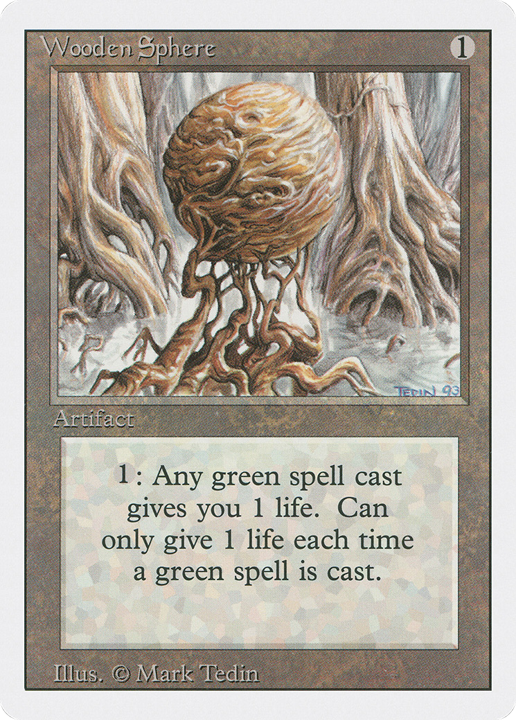Wooden Sphere (3ED-281) - Revised Edition