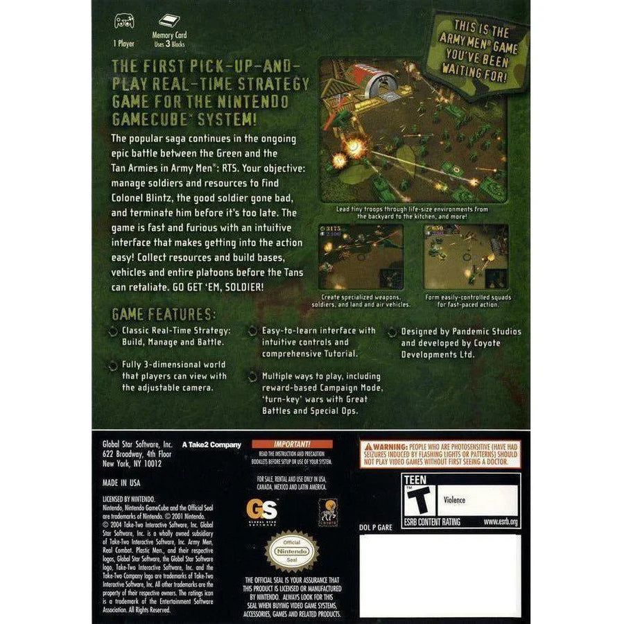 Army Men: R.T.S. - Nintendo GameCube