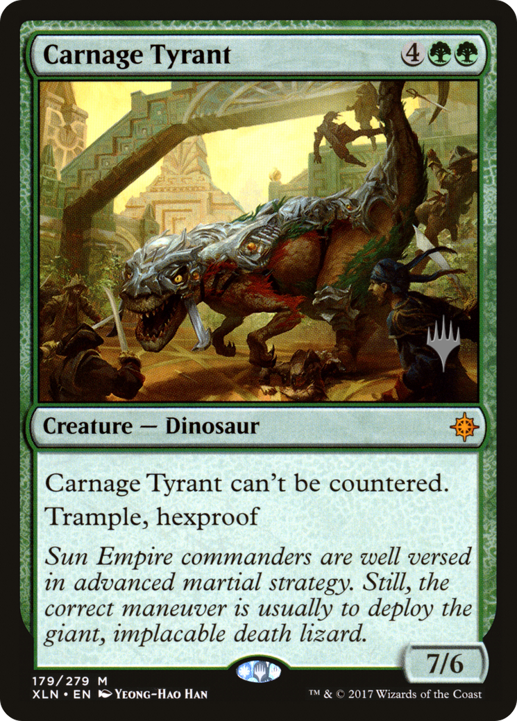 Carnage Tyrant (PPM20-179) - Ixalan Promos Foil