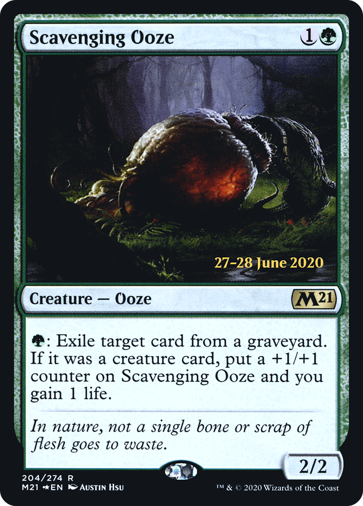 Scavenging Ooze (M21) (PRE-204) - Core Set 2021 Promos Foil