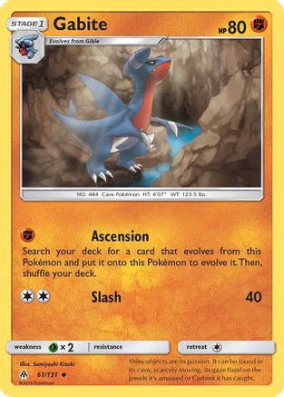 Gabite 061  SM  Forbidden Light - Uncommon