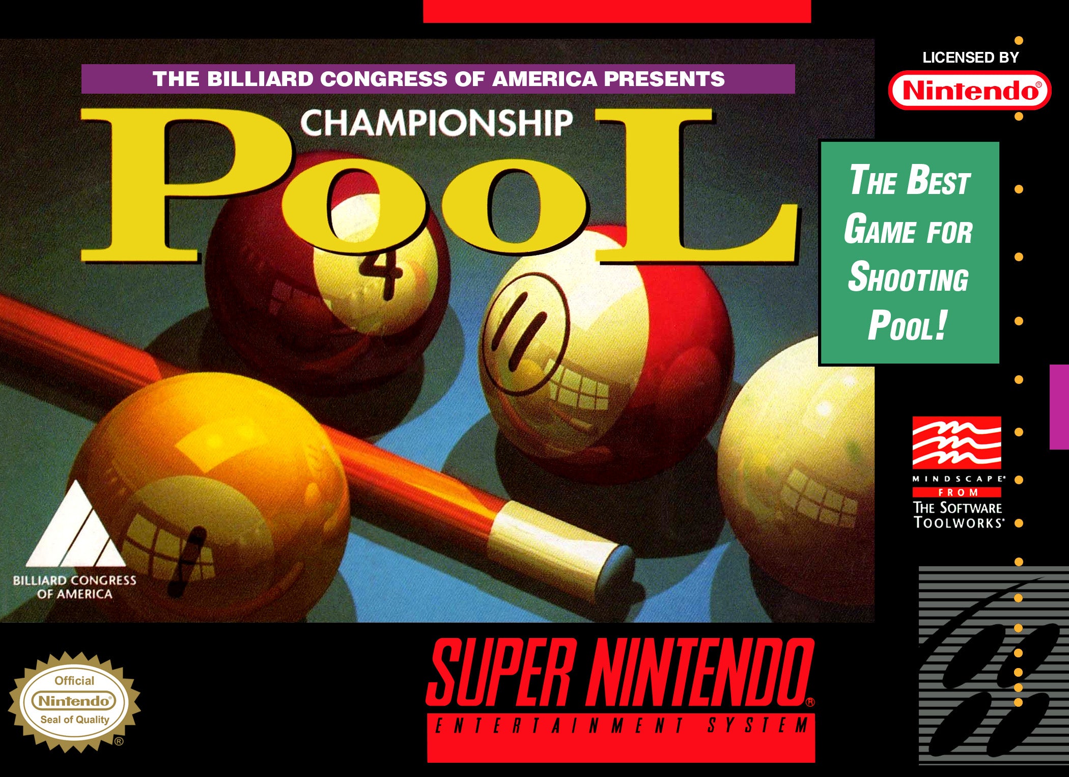 Championship Pool - Super Nintendo (SNES)
