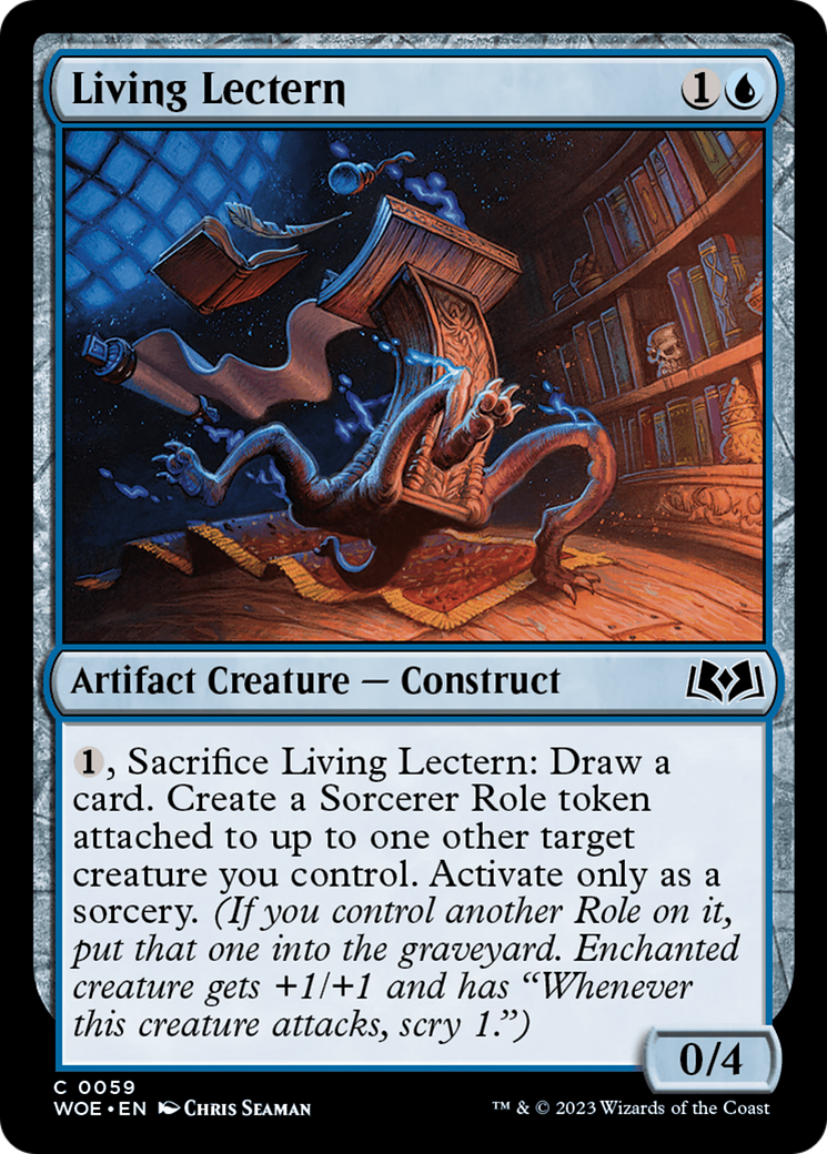 Living Lectern (WOE-059) - Wilds of Eldraine