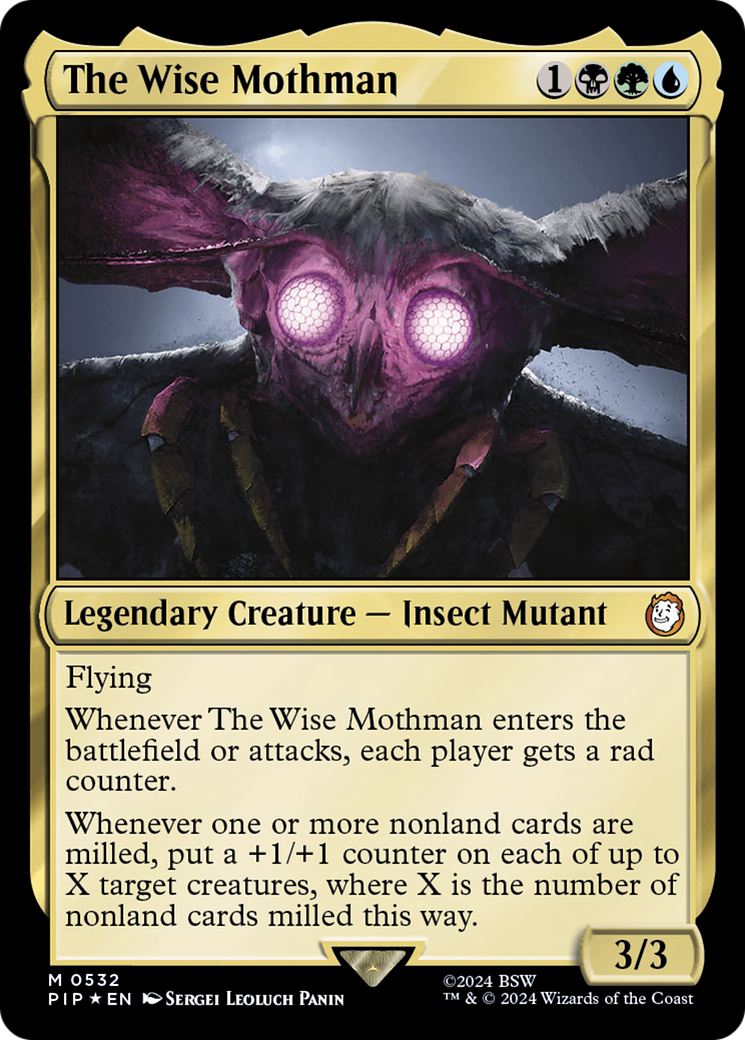 The Wise Mothman (Surge Foil) (PIP-532) - Fallout Foil