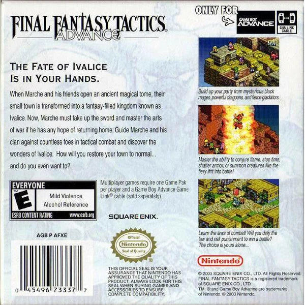 Final Fantasy Tactics Advance - Game Boy Advance (GBA)