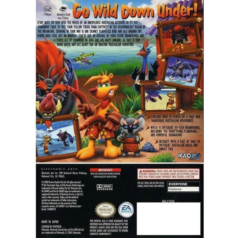 TY the Tasmanian Tiger - Nintendo GameCube