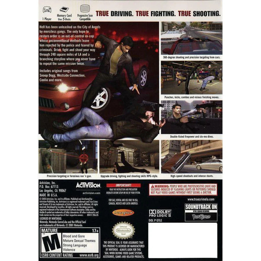 True Crime: Streets of LA - Nintendo GameCube