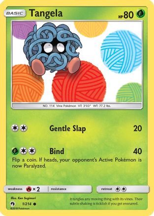 Tangela 001  SM  Lost Thunder - Common