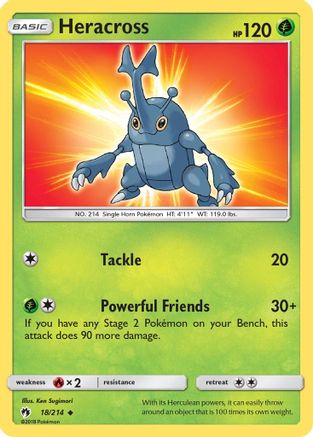 Heracross/214  SM  Lost Thunder - Uncommon