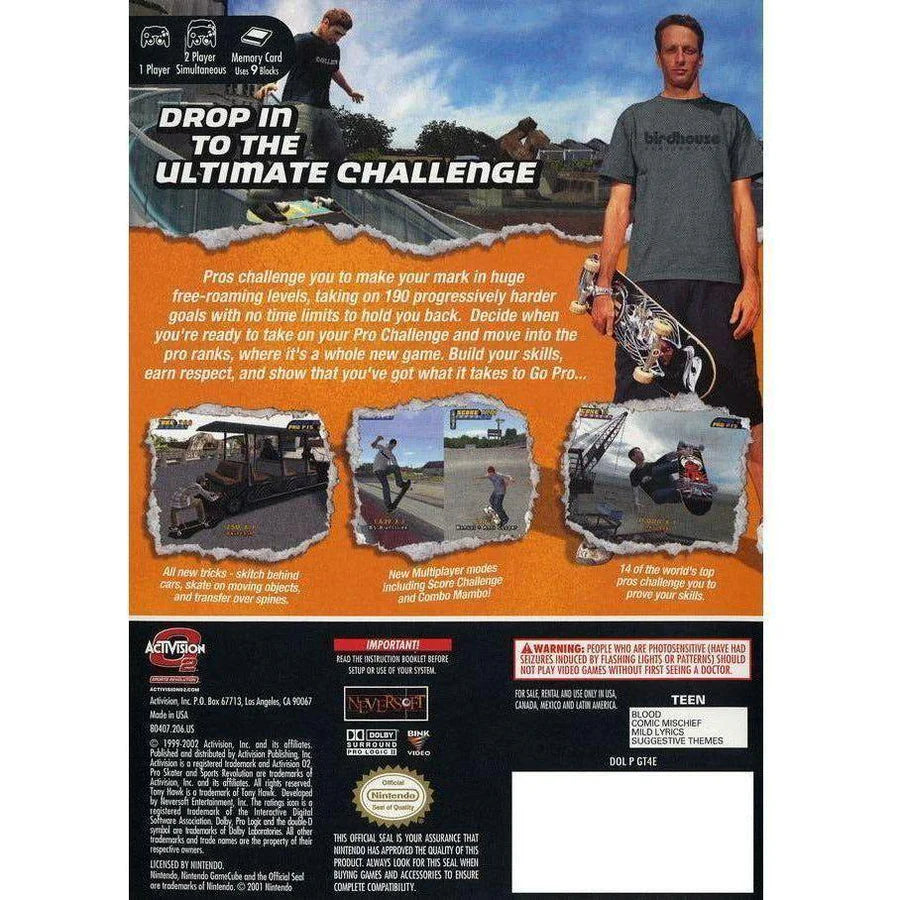 Tony Hawk's Pro Skater 4 - Nintendo GameCube