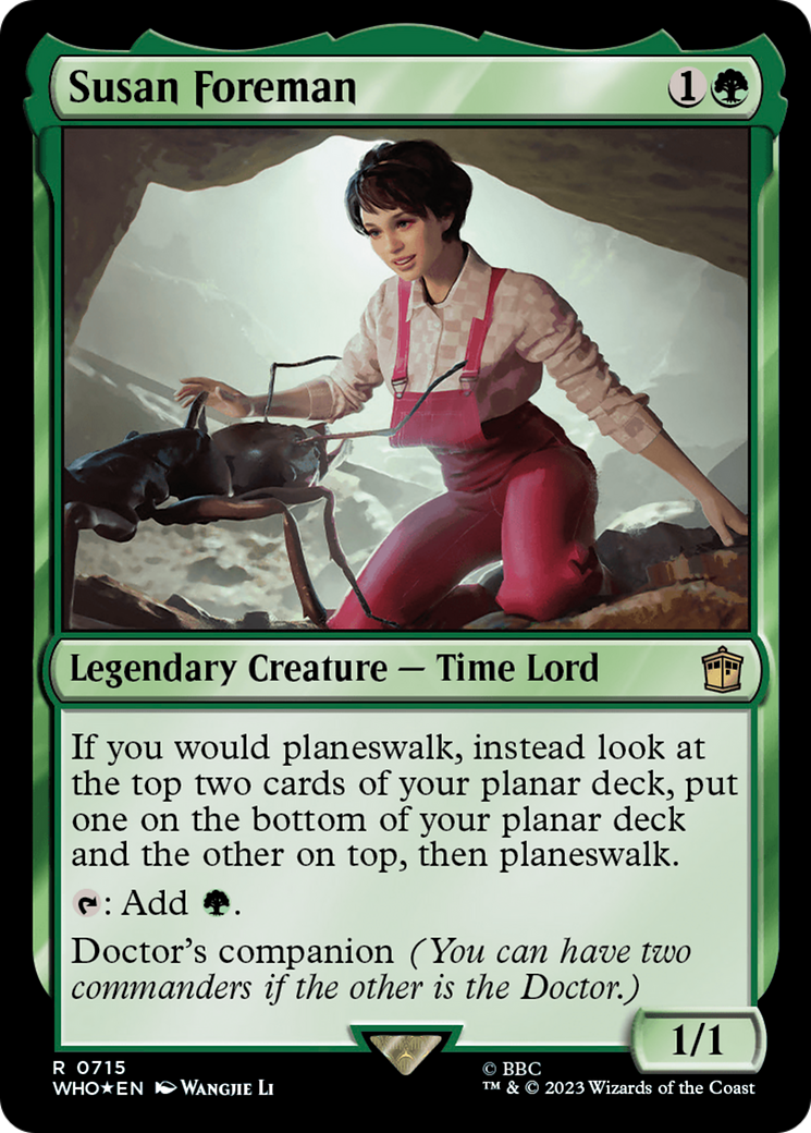 Susan Foreman (WHO-715) - Doctor Who Foil