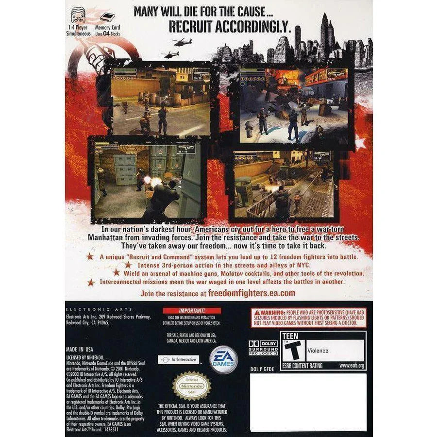 Freedom Fighter - Nintendo GameCube