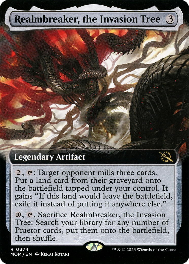 Realmbreaker, the Invasion Tree (MOM-374) - March of the Machine: (Extended Art) Foil