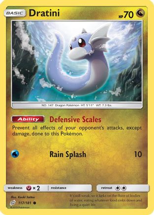 Dratini (117) 117  - Reverse Holofoil SM  Team Up - Common