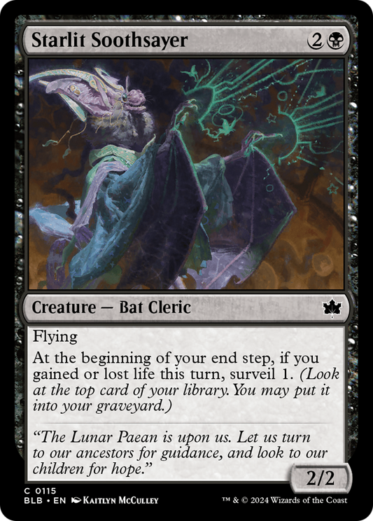 Starlit Soothsayer (BLB-115) - Bloomburrow