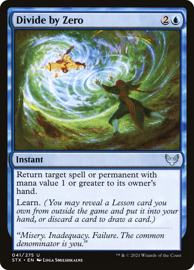 Divide by Zero (STX-041) - Strixhaven: School of Mages Foil